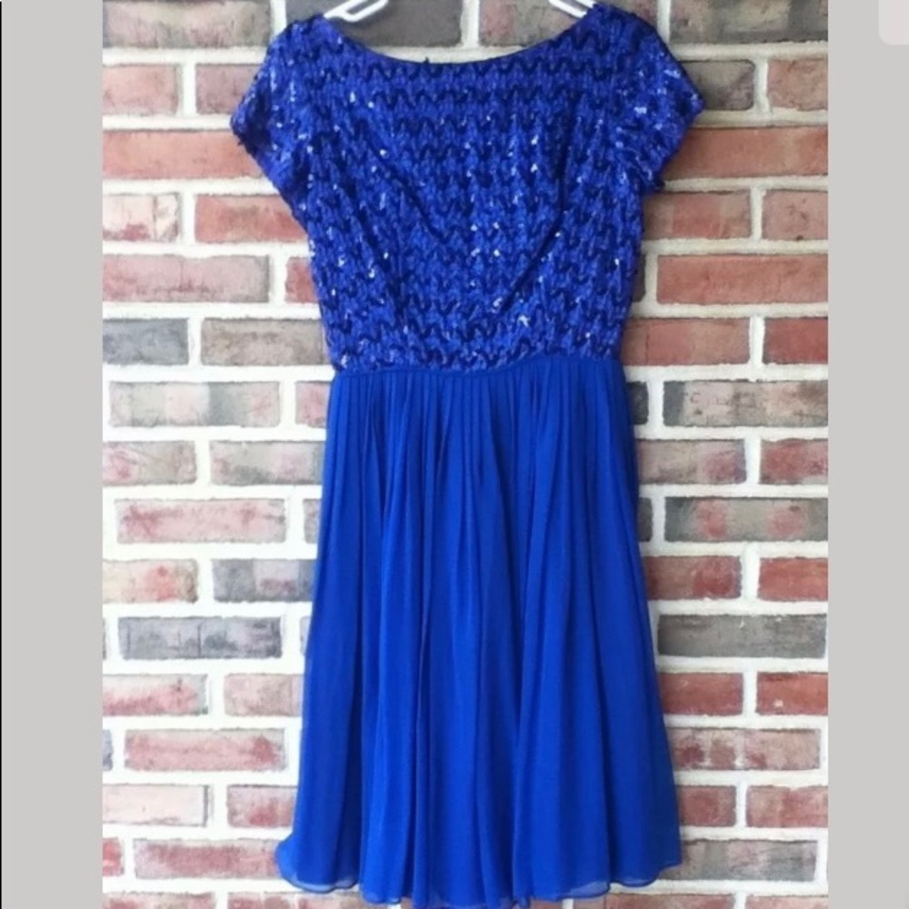 1950s Sequined GATSBY Formal Sweetheart Dress